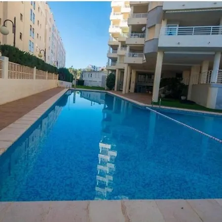 Apartamento Aquarium Park, 1ª linea de playa, piscina privada, aire acondicionado y wifi de alta velocidad-3