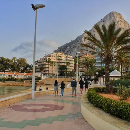 Calpe apartamento nuevo 1a línea playa piscina-3