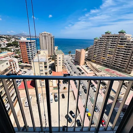Calpe apartamento con vistas al mar impresionantes a 5 min de la playa aire wifi parking comunitario-3