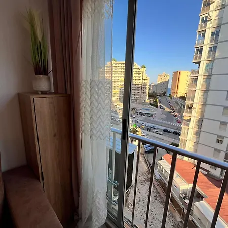 Calpe apartamento renovado a 3 min de la playa,piscina,wifi,aire,parking,vistas comunitario-2