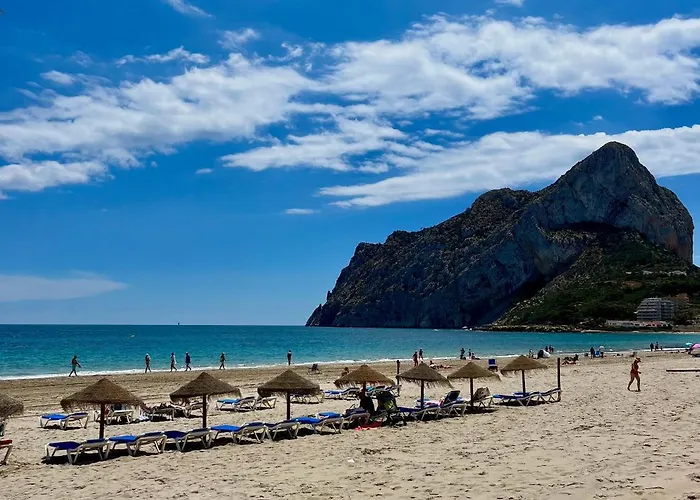 Modern Apartment On The Beach With Pool Calpe