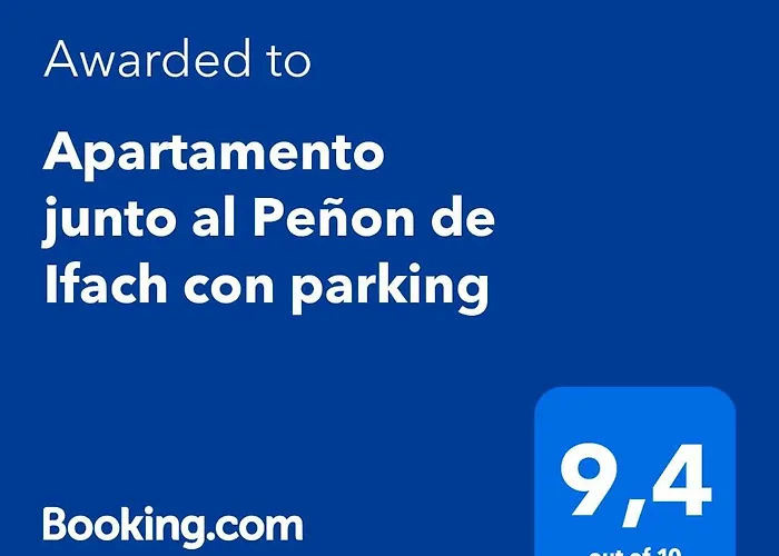 Apartamento junto al Peñon de Ifach con parking Calpe