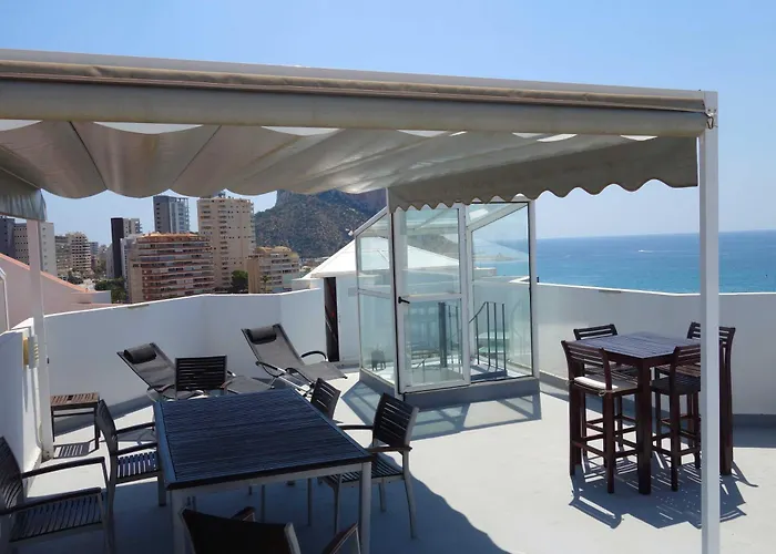 Ático Calpe primera línea de playa
