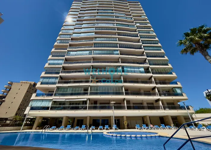 ORQUÍDEA cómodo apartamento: vista al mar, piscina, parking Calpe