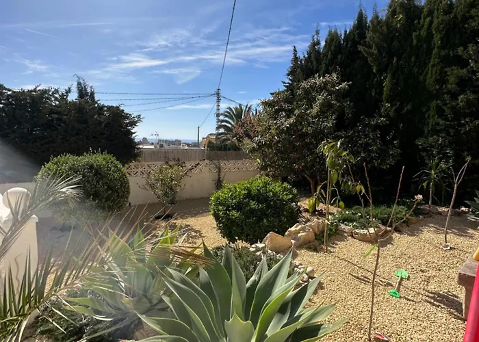 Apartamentos en la villa con el territorio común en Calpe