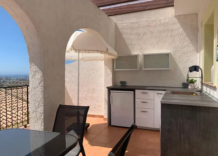 Imperial Park - Bungalow Mit Panoramablick Und Schoener Terrasse Calpe