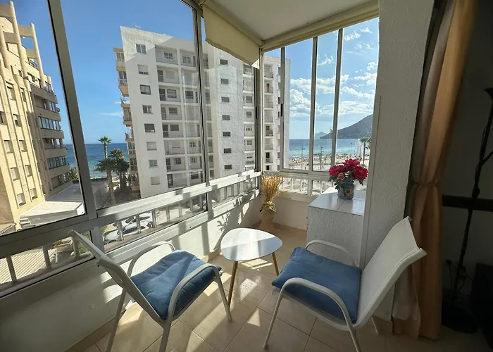 Comfy Sea View Apartment With Parking Calpe