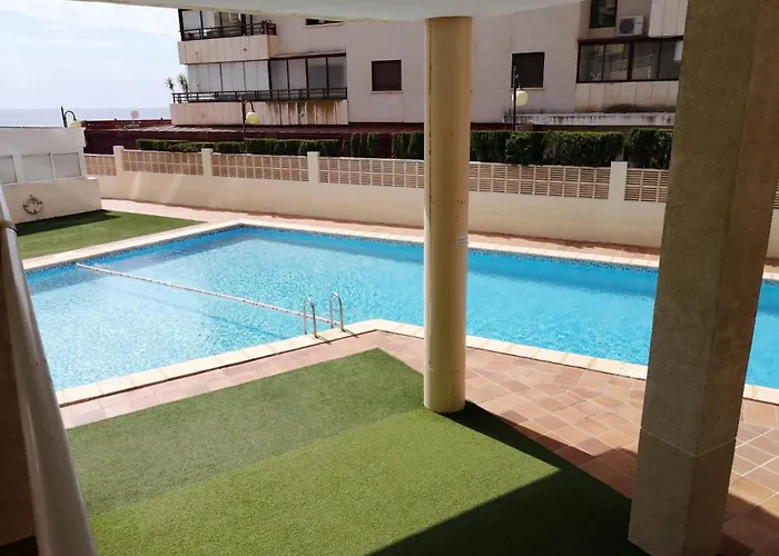 Apartment On The Beach With Parking And Pool Calpe