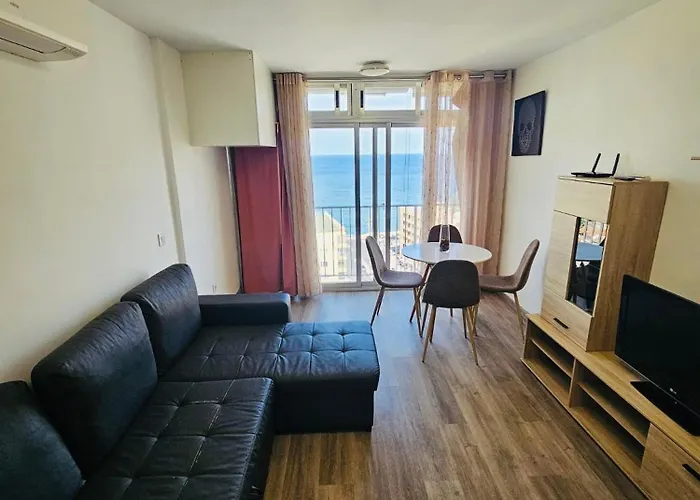 Calpe apartamento con vistas al mar impresionantes a 5 min de la playa aire wifi parking comunitario
