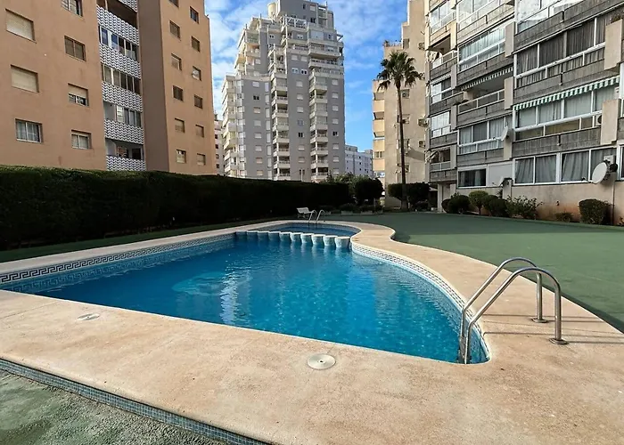 Apartamento Vainilla, piscina y acceso directo a la playa Calpe