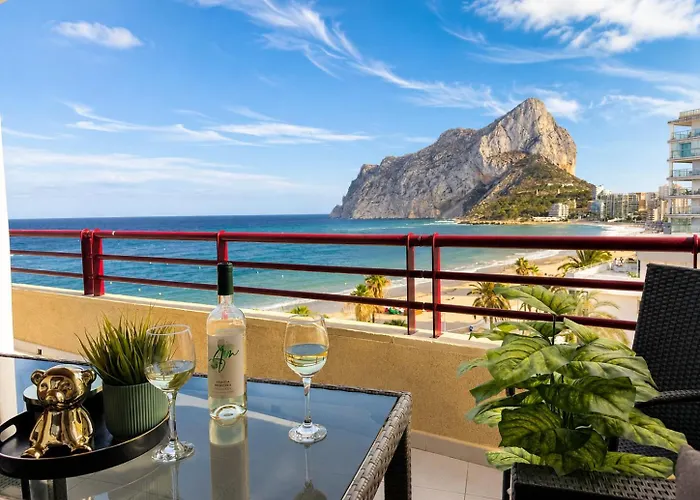 Apartamento Aloha Duplex II, Primera Linea de Playa Calpe