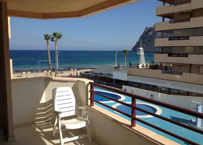 Apartamento en Calpe, playa de La Fossa, primera línea, AA